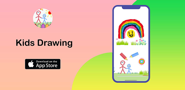 Kids Drawing | The best Drawing program for Kids. Mini game Match Shape and Color, learn Color, simple Drawing.